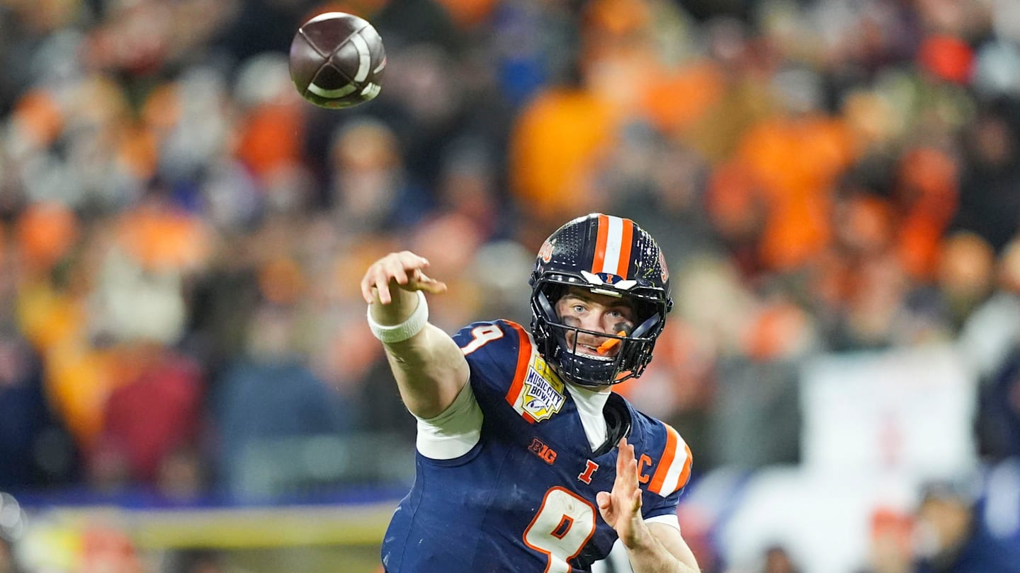 How to Watch Luke Altmyer and Other Illinois Alums at NFL Draft Combine