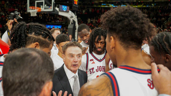 Bad Boy Mower Series - New York: Michigan v St. John's; St. John's basketball head coach Rick Pitino Bad Boy Mower Series - New York: Michigan v St. John's; St. John's basketball head coach Rick Pitino