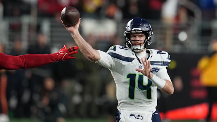 The Seattle Seahawks and quarterback Sam Darnold are favored to win the Super Bowl.