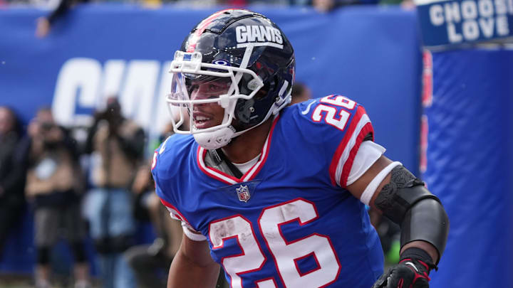 Saquon Barkley of the Giants.