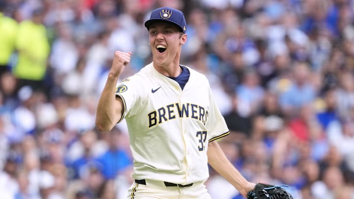 Milwaukee Brewers pitcher Jacob Misiorowski