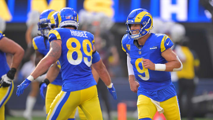 The Los Angeles Rams and quarterback Matthew Stafford are favored in Week 10.