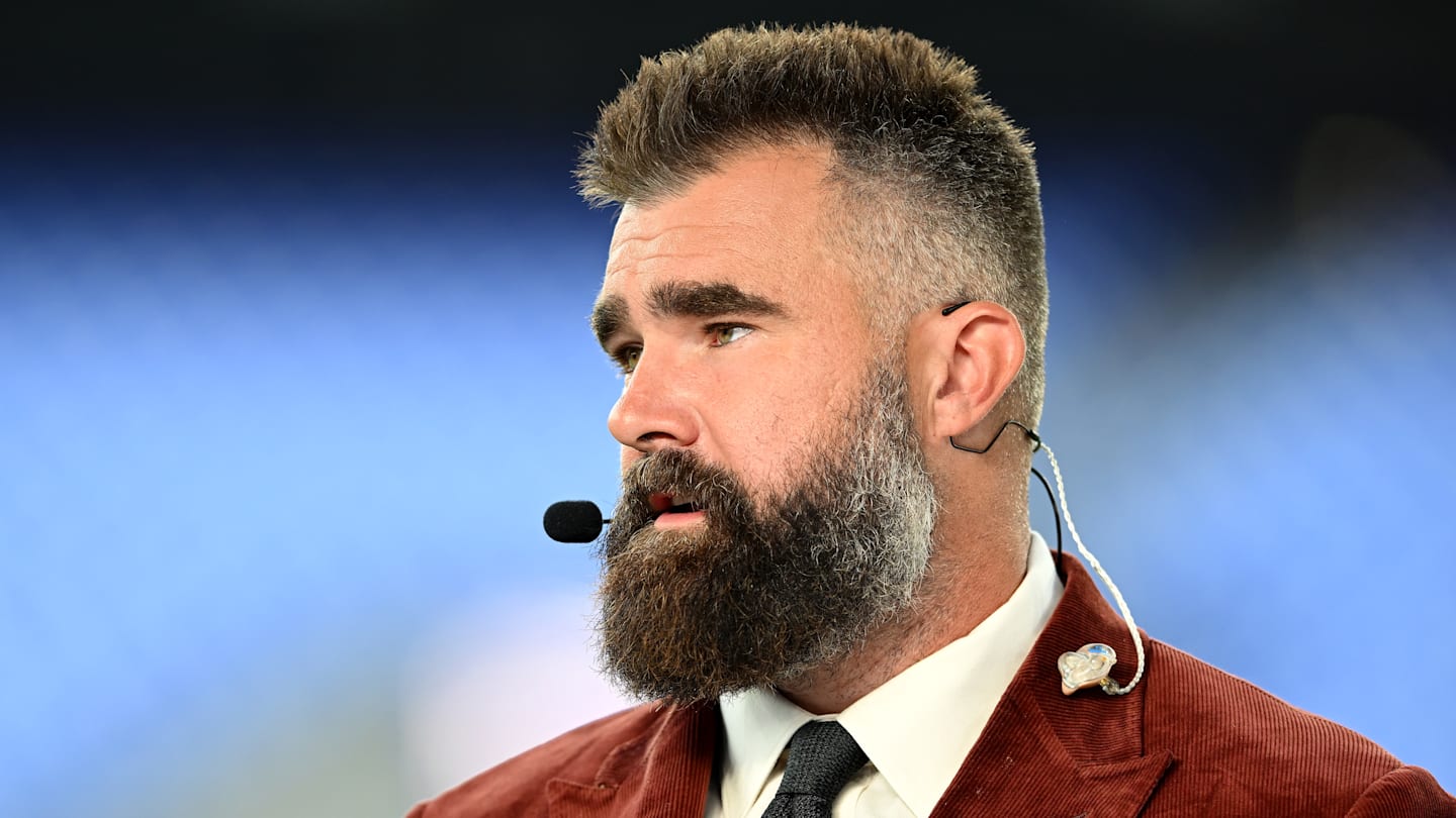 Former NFL Player Jason Kelce Seen Suiting Up For Men's Hockey League Game