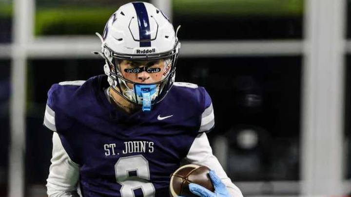 St. Johns Prep wide receiver Riley Selvais is coming off a 1,200-yard sophomore season that has him rising as one of the top receiving prospects in New England high school football.