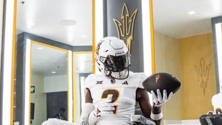 Berkner (Texas) athlete DaQuwan Dunn on a visit to Arizona State