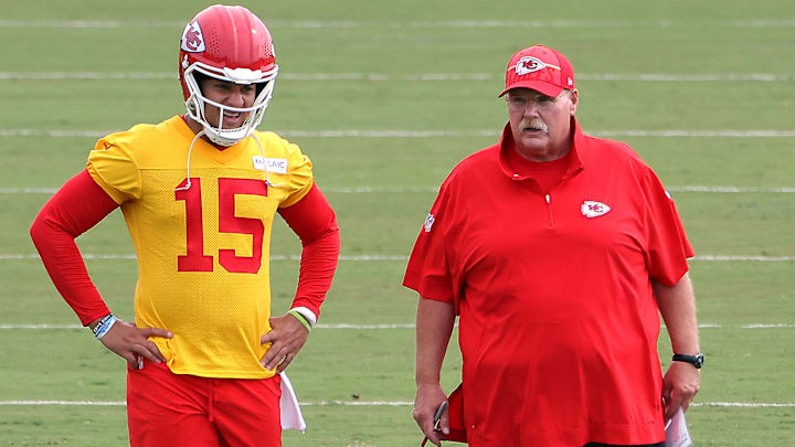 Kansas City Chiefs Training Camp, Patrick Mahomes, Andy Reid