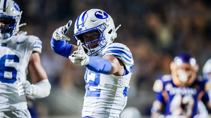 BYU cornerback Marcus McKenzie against East Carolina