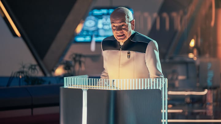 Robert Picardo as The Doctor in Star Trek: Starfleet Academy, episode 4, season 1, streaming on Paramount+, 3035. Photo Credit: Brooke Palmer/Paramount+.