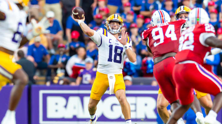 LSU Tigers Quarterback Garrett Nussmeier