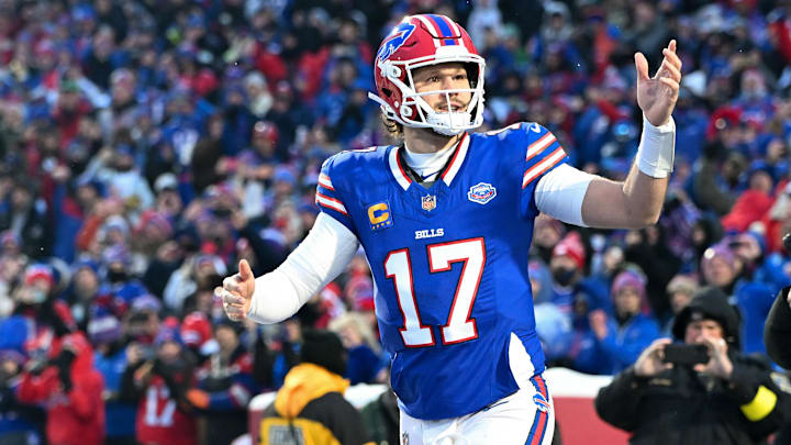 Josh Allen is 5-8 against the spread as a starter in the playoffs in his career. Josh Allen is 5-8 against the spread as a starter in the playoffs in his career.