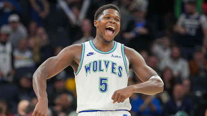 Minnesota Timberwolves guard Anthony Edwards (5).