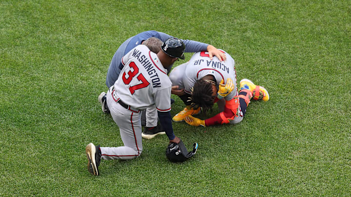 Ronald Acuña Jr. ha perdido mucho tiempo por las lesiones Ronald Acuña Jr. ha perdido mucho tiempo por las lesiones