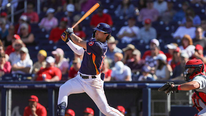 Houston Astros outfielder Joey Loperfido (83)