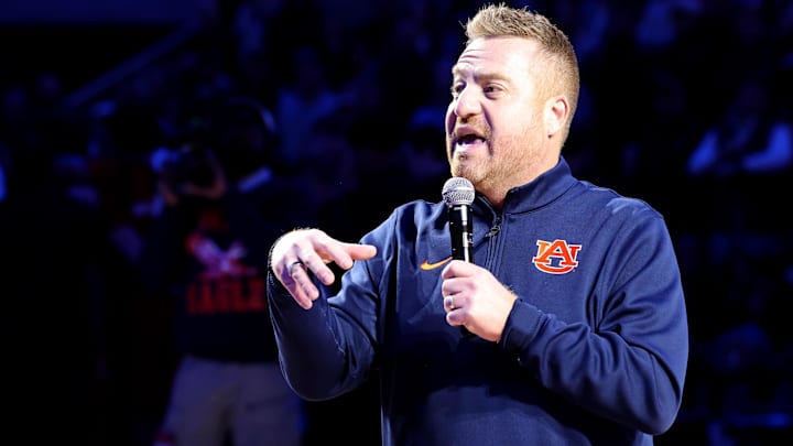 Auburn Tigers head football coach Alex Golesh Auburn Tigers head football coach Alex Golesh