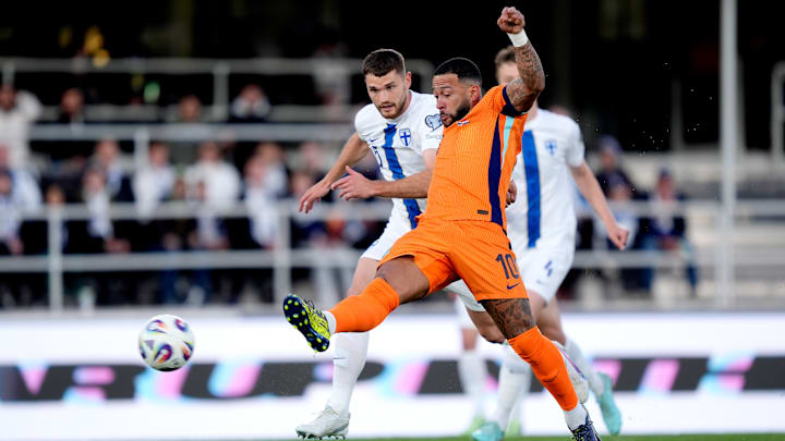 Depay balançou a rede neste sábado Depay balançou a rede neste sábado