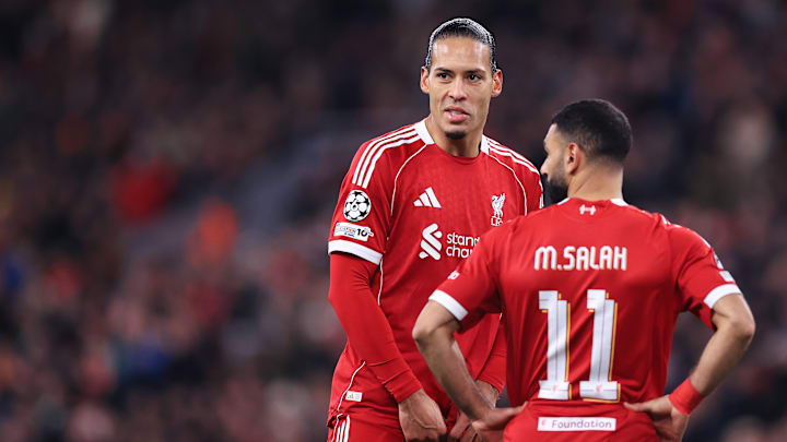 Virgil van Dijk y Mohamed Salah, Liverpool FC v Qarabag FK - UEFA Champions League 2025/26 League Phase MD8