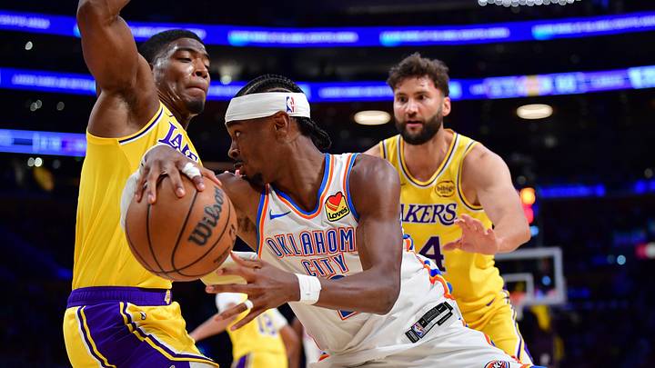 Shai Gilgeous-Alexander y Oklahoma City Thunder serán locales este martes ante Los Angeles Lakers 