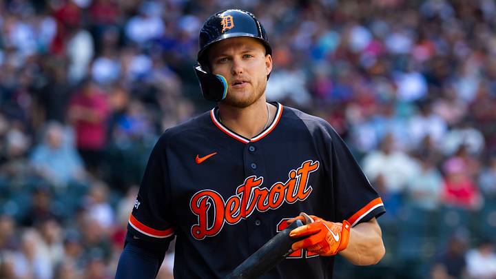 Detroit Tigers outfielder Parker Meadows. Detroit Tigers outfielder Parker Meadows.