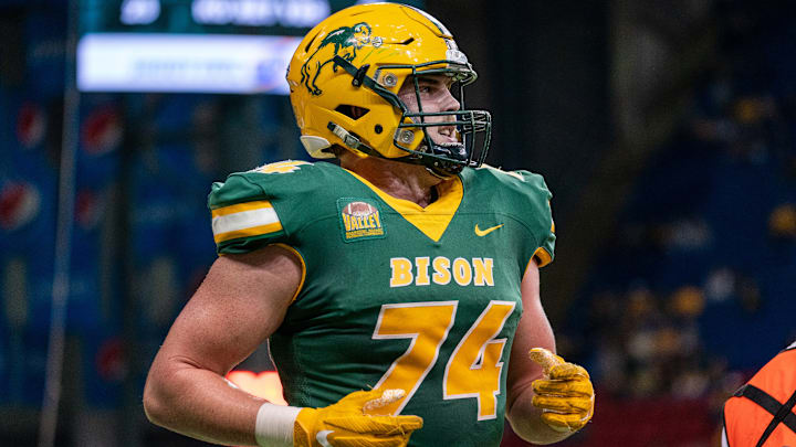 Former North Dakota State OL Grey Zabel