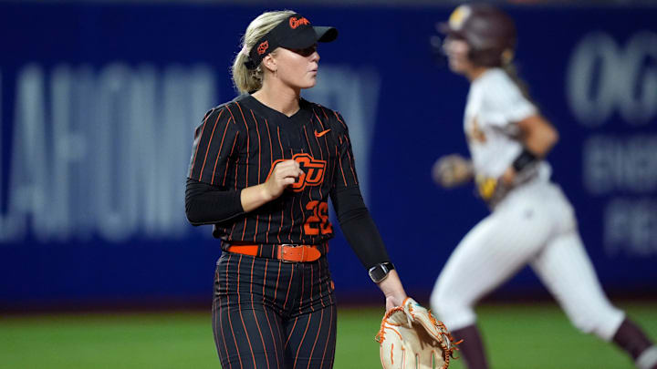 Oklahoma State Cowgirls infielder Rosie Davis.