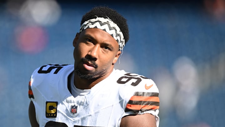 Cleveland Browns defensive end Myles Garrett Cleveland Browns defensive end Myles Garrett