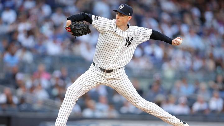 New York Yankees starting pitcher Ryan Yarbrough could find himself out of a job this time next month. New York Yankees starting pitcher Ryan Yarbrough could find himself out of a job this time next month.
