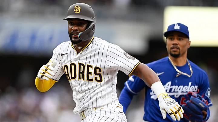 San Diego Padres designated hitter Miguel Andujar.