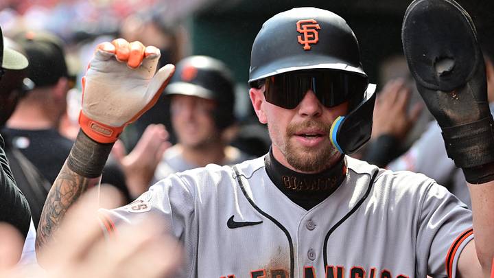 San Francisco Giants shortstop Christian Koss. Credit: Tim Vizer-Imagn Images