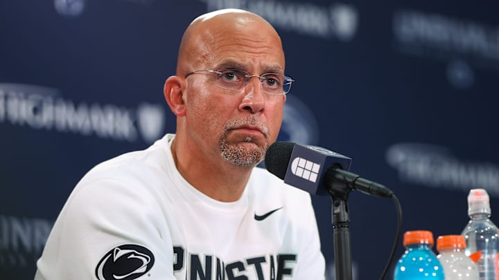 Penn State football head coach James Franklin
