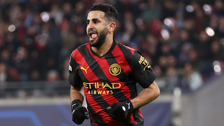 Riyad Mahrez a été l'unique buteur Citizen de la rencontre hier soir, contre Leipzig (1-1)