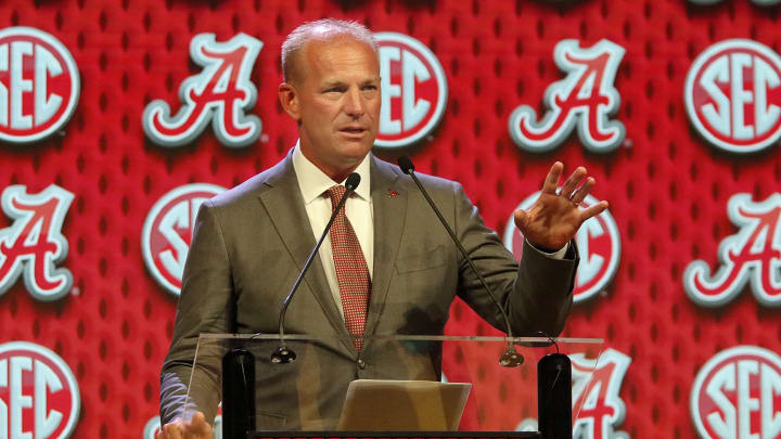 Alabama coach Kalen DeBoer Alabama coach Kalen DeBoer