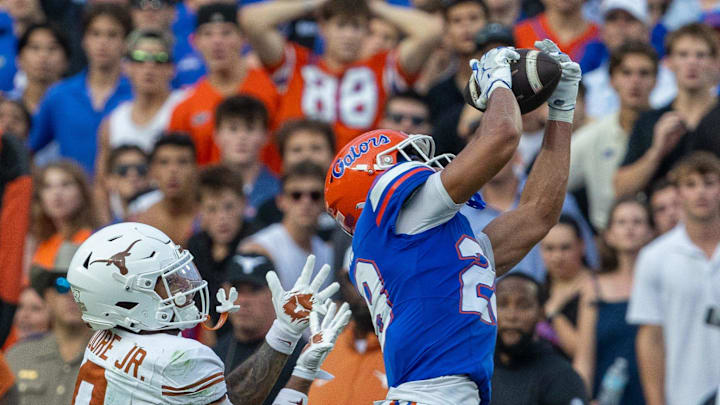 Florida defensive back Devin Moore is one of five Gators with an interception this season.