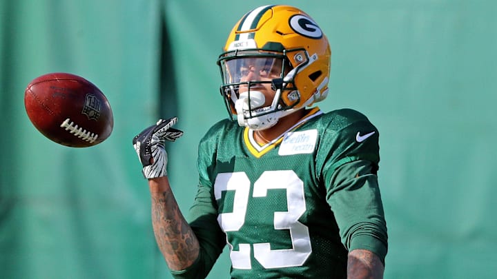 Green Bay Packers cornerback Jaire Alexander (23) during practice on Clarke Hinkle Field Thursday, November 1, 2018 in Ashwaubenon, Wis.

Uscp 72ky14bmi8kz3lijj0d Original