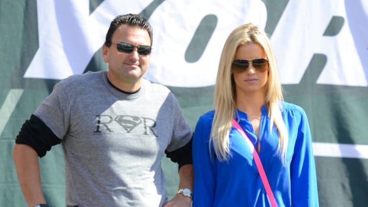 Drew Rosenhaus watches a New York Jets game at MetLife Stadium. 