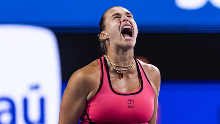 Aryna Sabalenka successfully defends her Miami Open title against Coco Gauff. Aryna Sabalenka successfully defends her Miami Open title against Coco Gauff.