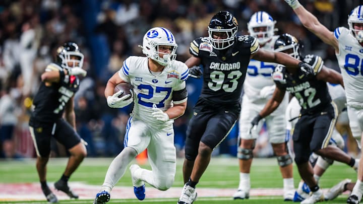 BYU running back LJ Martin in Alamo Bowl win over Colorado BYU running back LJ Martin in Alamo Bowl win over Colorado