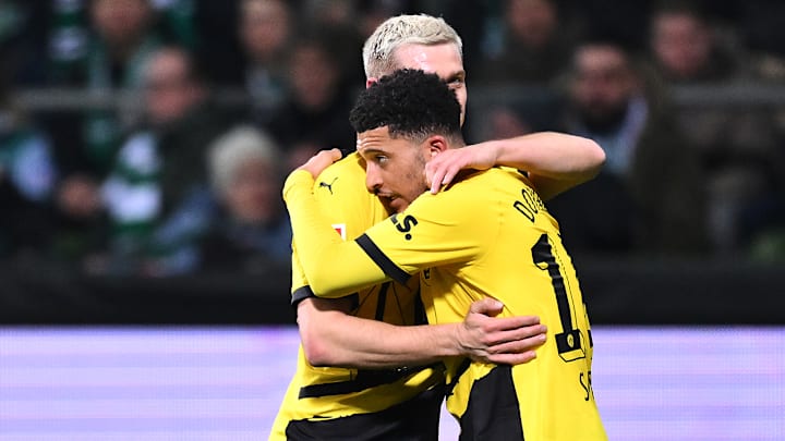 Jadon Sancho erzielte den zweiten Treffer gegen Bremen