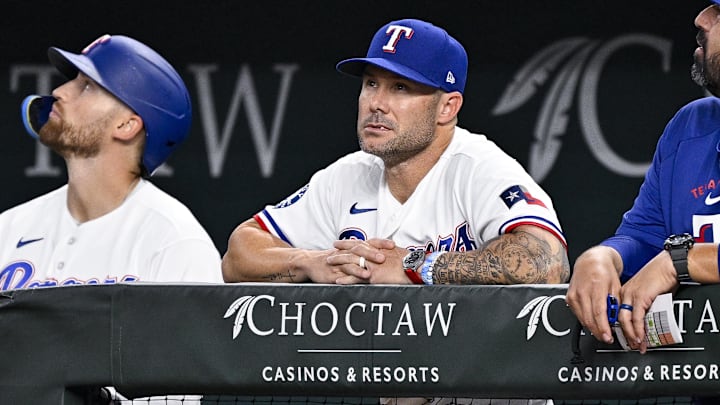 Texas Rangers manager Skip Schumaker.