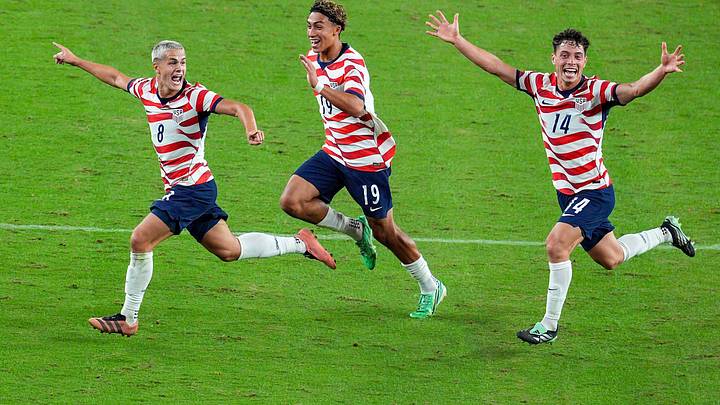 Cavan Sullivan (left), Julian Hall (center) and Sebastian Berhalter are dominating the domestic game.