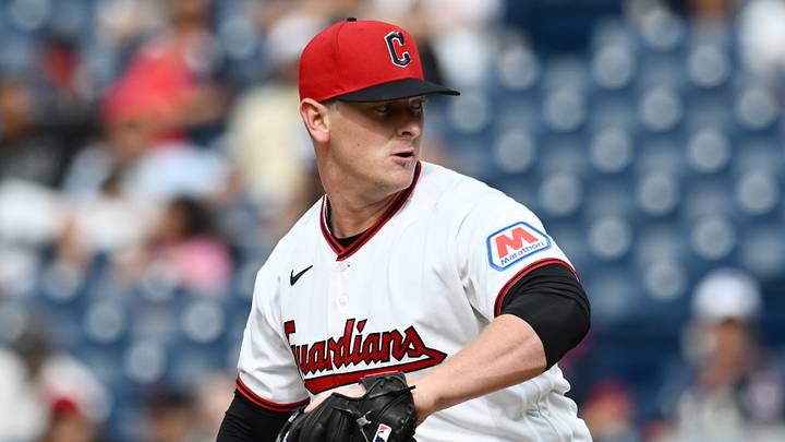 Aug 2, 2026; Cleveland, Ohio, USA; Cleveland Guardians pitcher Craig Yoho (23) throws a pitch during the seventh inning against the Arizona Diamondbacks at Progressive Field. Mandatory Credit: Ken Blaze-Imagn Images Aug 2, 2026; Cleveland, Ohio, USA; Cleveland Guardians pitcher Craig Yoho (23) throws a pitch during the seventh inning against the Arizona Diamondbacks at Progressive Field. Mandatory Credit: Ken Blaze-Imagn Images