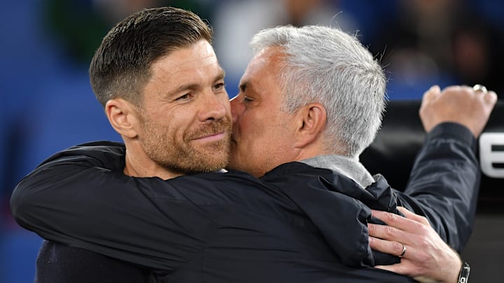 José Mourinho et Xabi Alonso, ancien entraineur du Real Madrid