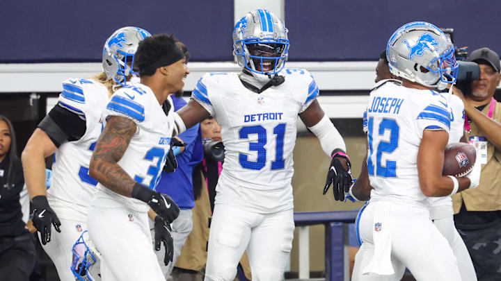 Detroit Lions safety Kerby Joseph (31). Detroit Lions safety Kerby Joseph (31).