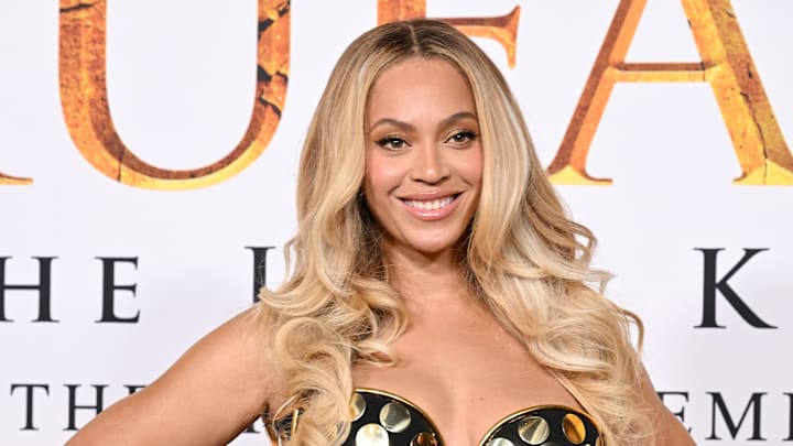 Beyoncé attends the Los Angeles Premiere of Disney's "Mufasa: The Lion King" in Hollywood, California, in December 2024.