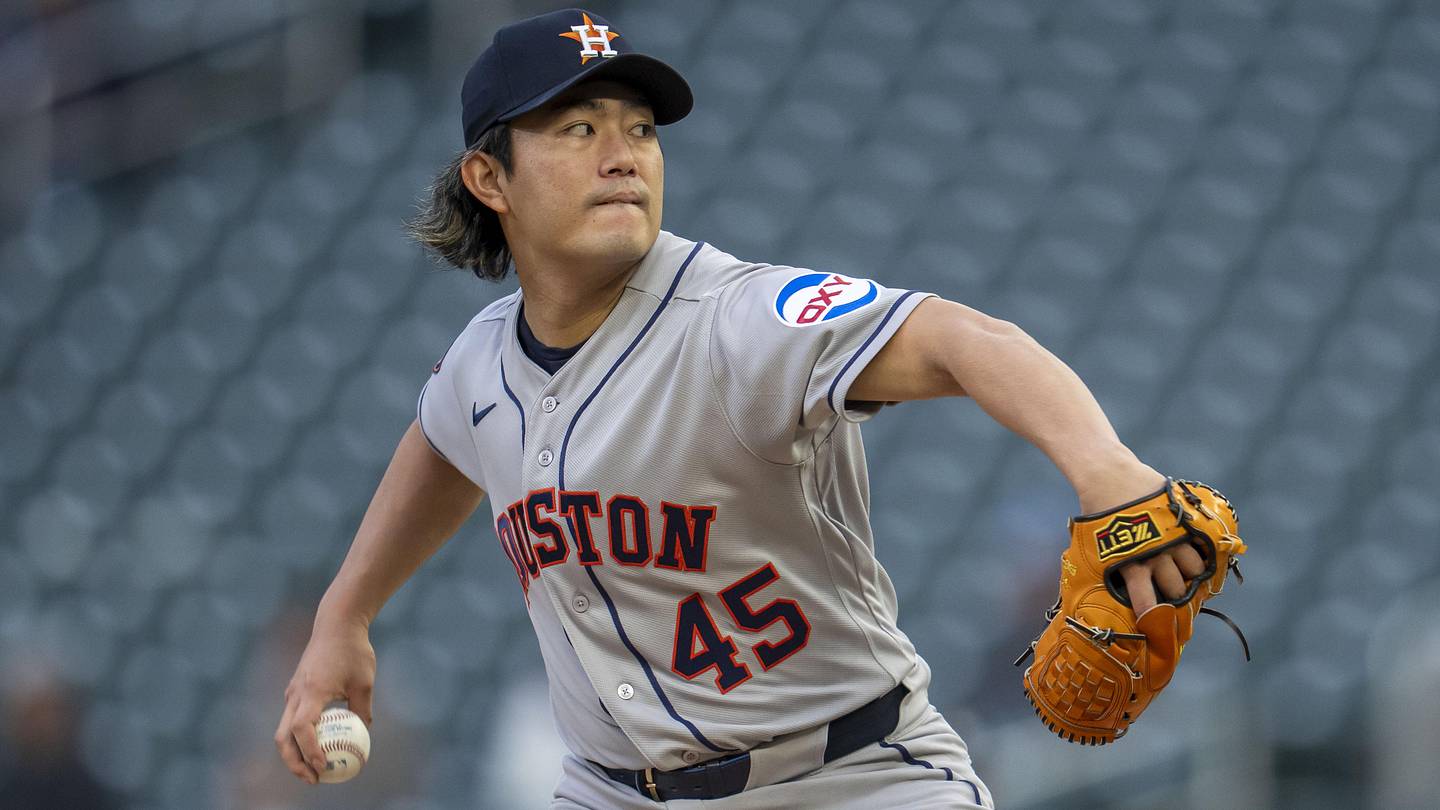 Astros Rotation for Rangers Series Set with Tatsuta Imai, Spencer Arrighetti