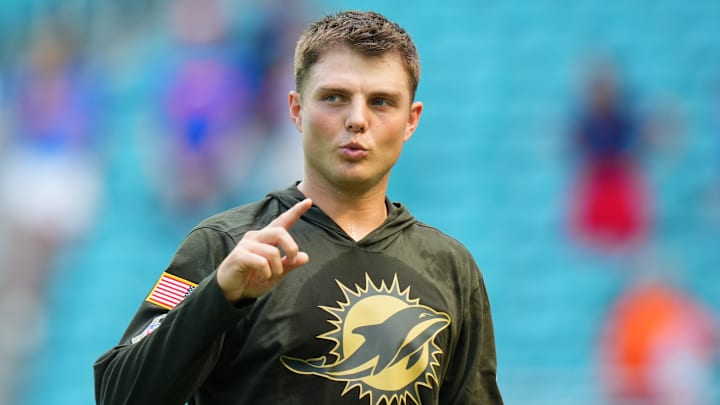 Former New York Jets quarterback Zach Wilson Former New York Jets quarterback Zach Wilson