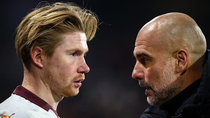 Kevin de Bruyne et Pep Guardiola - Manchester City