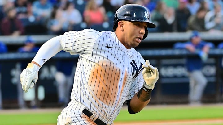 Oswald Peraza ascendió a las Grandes Ligas con los Yankees de Nueva York en 2022