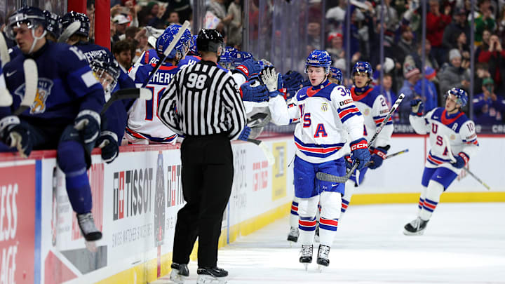 Quarterfinals, Game 24 Finland vs United States - 2026 IIHF World Junior Hockey Championship