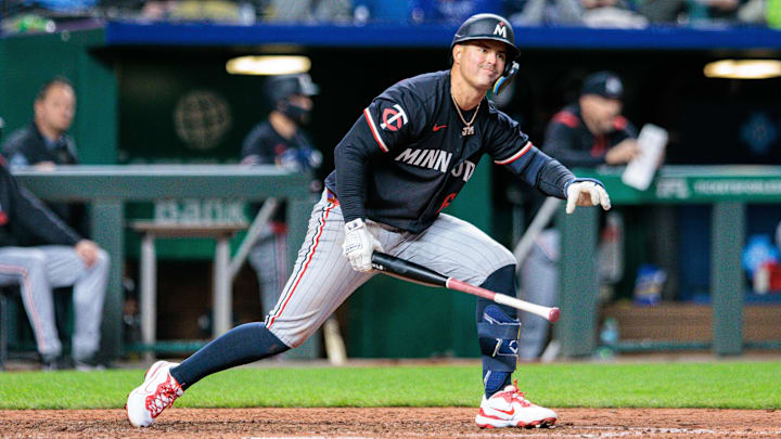 Minnesota Twins third base Jose Miranda