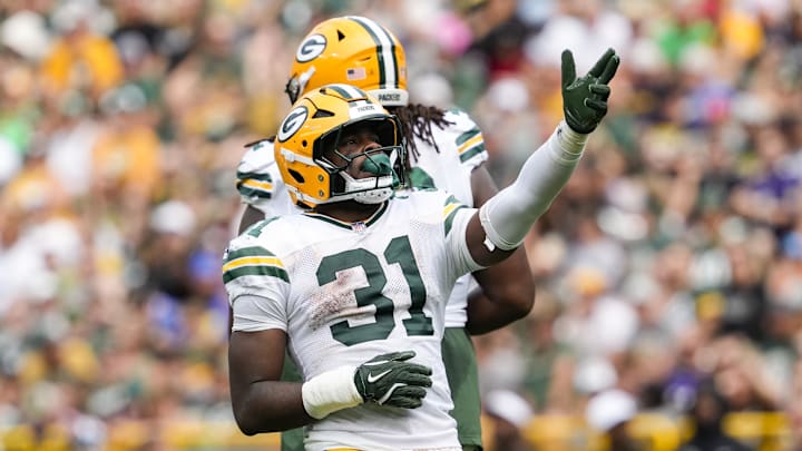 Green Bay Packers running back Emanuel Wilson